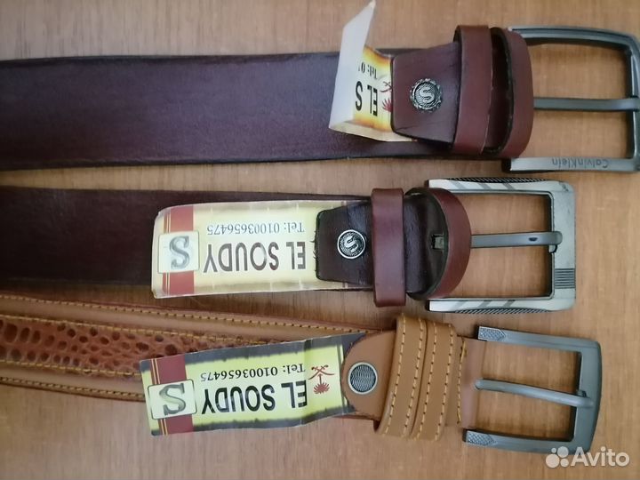 Кожаные ремни и кошельки