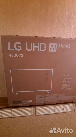 Телевизор lg 43UQ75006LF