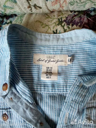 Рубашка для мальчика 4-5 лет