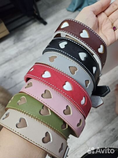 Ошейник для собак кожаный все размеры