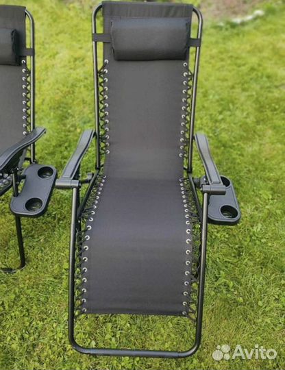 Кресло шезлонг складное, спорт Движ Ок кремло для