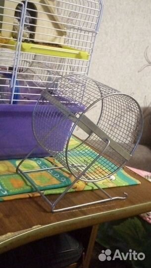 Металлическое колесо для хомяка