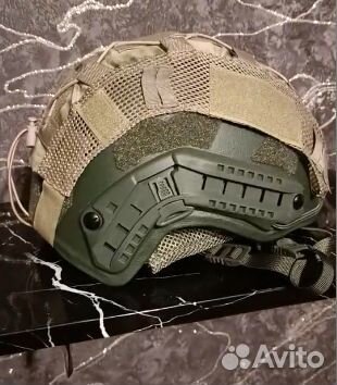 Тактический баллистический шлем с защитой ушей