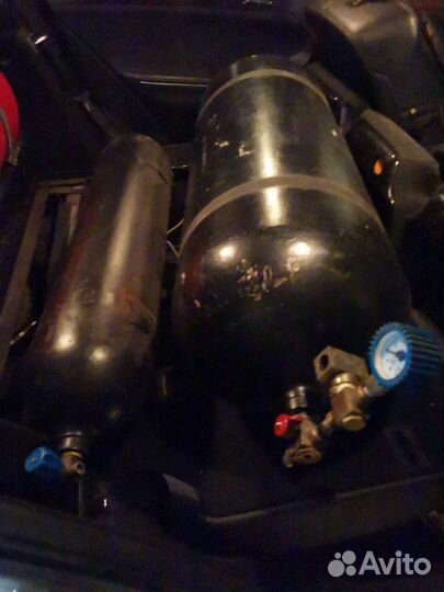Метановый баллон и редуктор