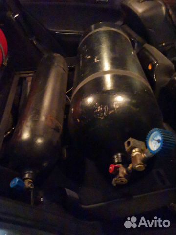 Метановый баллон и редуктор