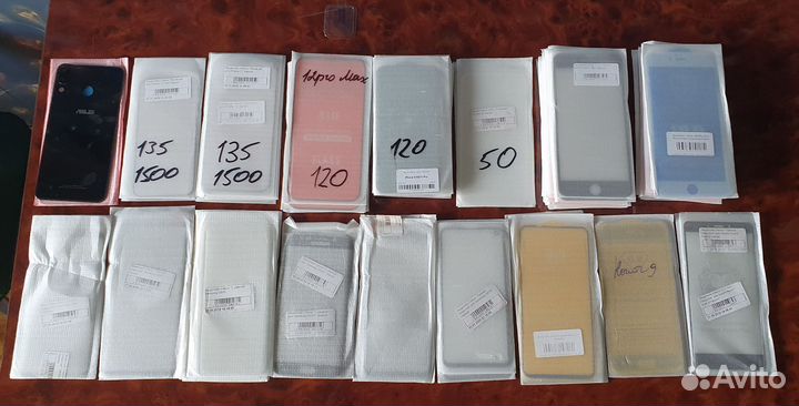 Защитное стекло iPhone Samsung Honor