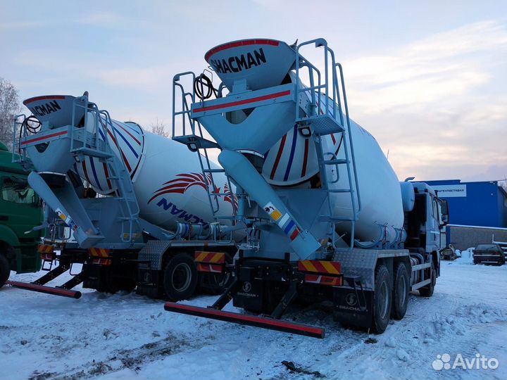 Автобетоносмеситель Shacman SX5258GJB6R384, 2024