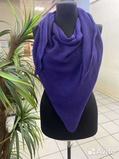 Платок вязаный, бактус