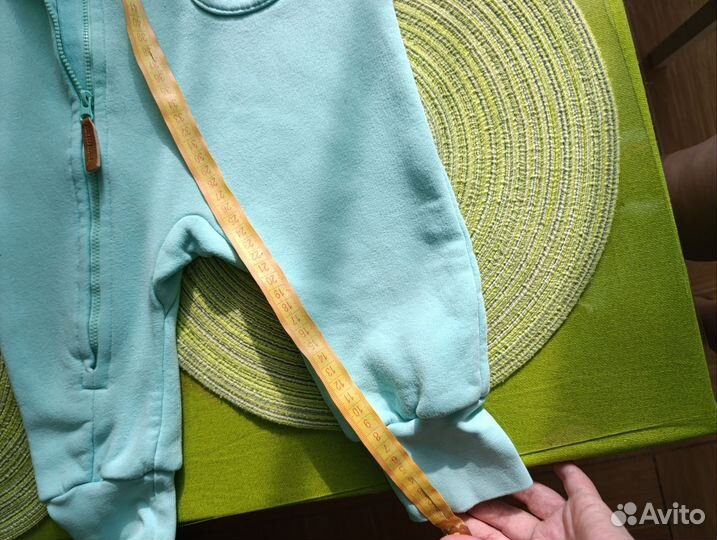 Комбинезон утеплённый из футера с начесом 80