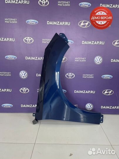 Крыло Ford Focus 3 правое темно-синий