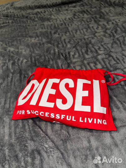 Ремень Diesel Black Logo Оригинал