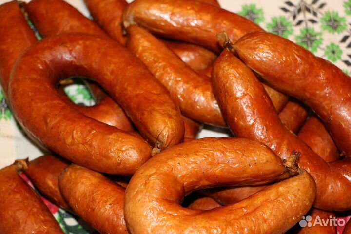 Копчёная куриная колбаса
