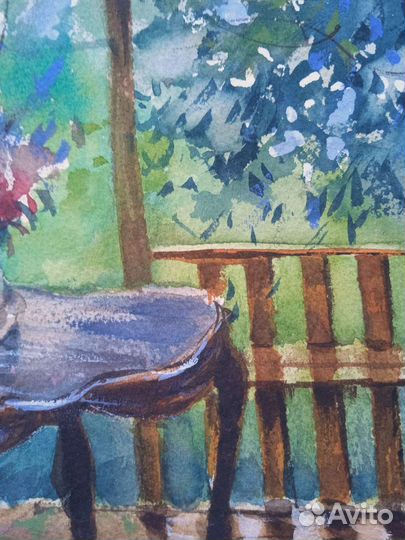 Картина акварелью 