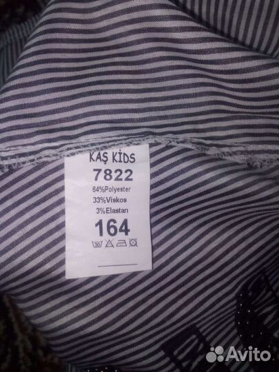 Рубашка на девочку рост до 164 см