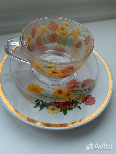 Чайный сервиз. Стекло СССР