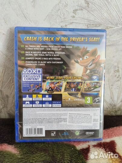 Crash Team racing nitro fueled ps4 новая