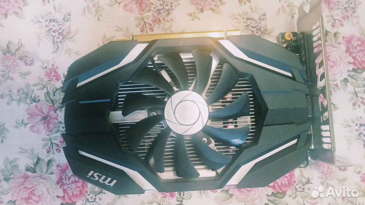 Видеокарта MSI nvidia GeForce GTX 1050 2G OC