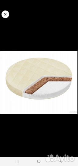 Матрас детский круглый