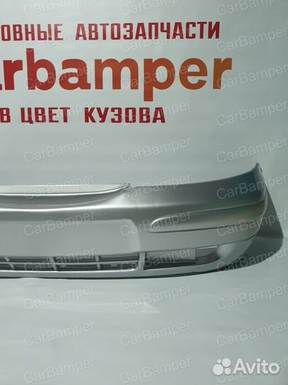 Передний бампер Лада 21104 м-ка серебристый