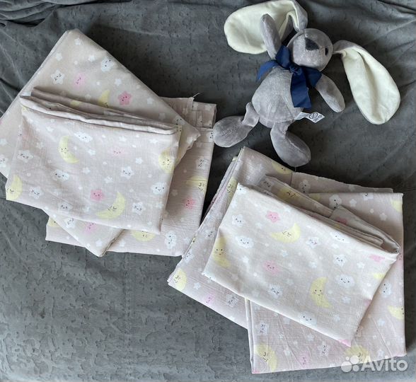 Постельное белье 120 60 в детскую кроватку