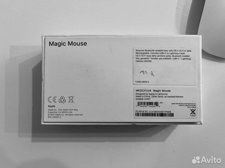 Мышь apple magic mouse 3
