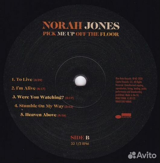 Винил Norah Jones – Pick Me Up Off The Floor