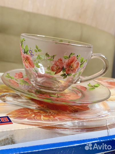 Чайный сервиз Индонезия 12 предметов новый