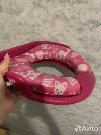 Сидушка на унитаз для девочки новая