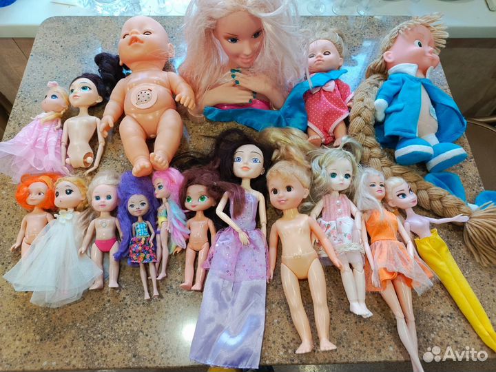 Куклы разные лотом