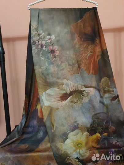 Шарф палантин кашемировый