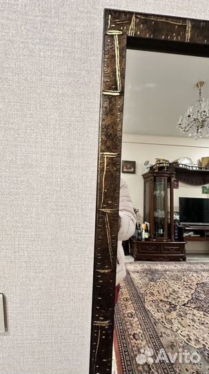Зеркало большое в раме 80*148
