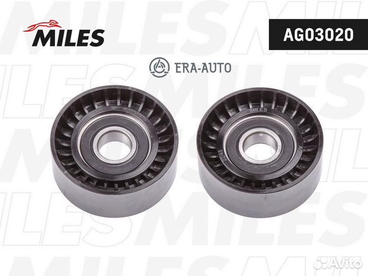 Miles AG03020 Ролик ремня приводного Audi A3 (8P1) 1.8 tfsi AG03020