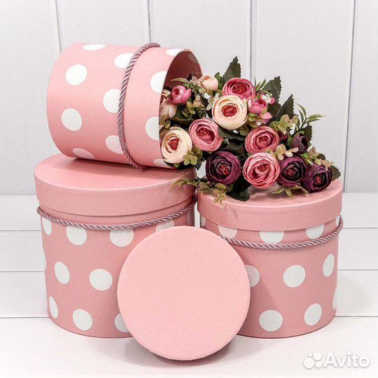 Шляпные коробки для цветов