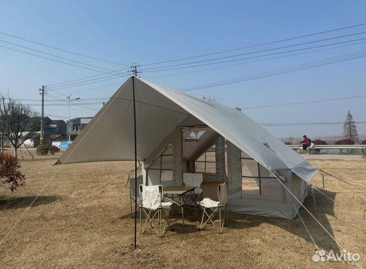 Палатка-дом на надувном каркасе 4-6х местная