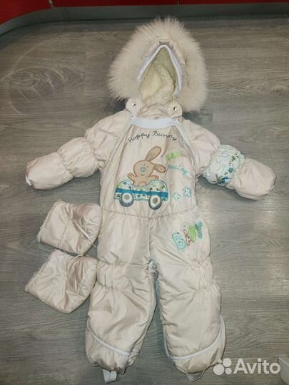 Зимний комбинезон трансформер (0-2 года)