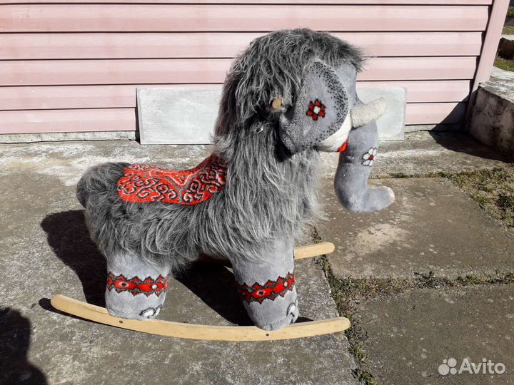 Качалка-мамонтенок лохматый