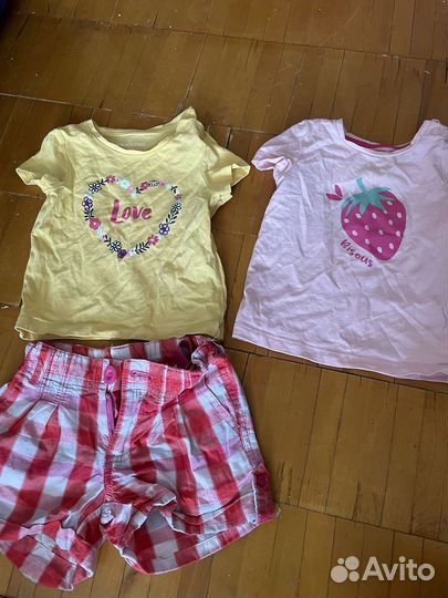 Вещи пакетом на девочку 68-74