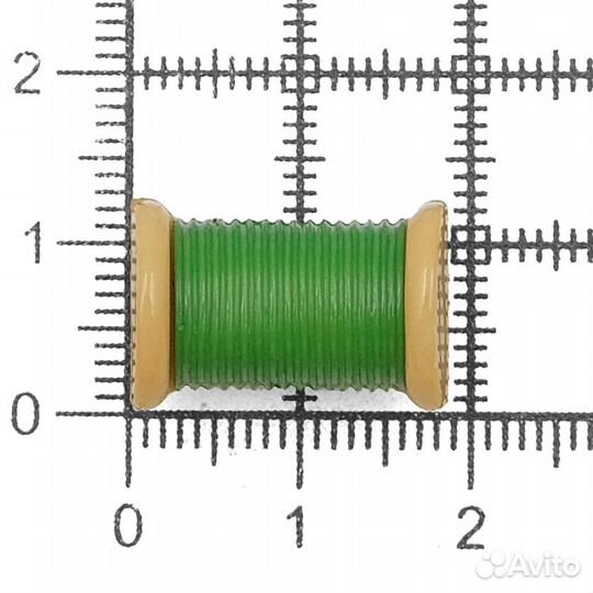267/235 зеленый Пуговица 'Катушка' 34L (21мм) на н