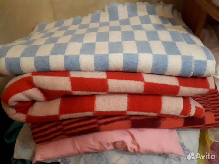 Одеяло 1.5 спальное Байковое Шерстяное
