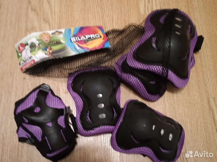 Детские ролики и защита 32 35