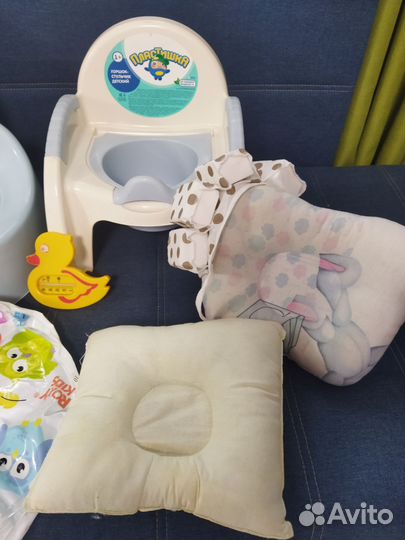 Горшок,горка, круг для купания,термометр