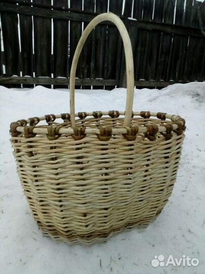 Корзины плетеные ручной работы в наличии