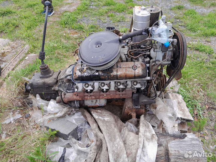 Двигатель газ 66