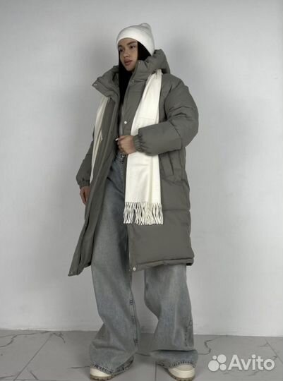 Пуховик с капюшоном (зима)