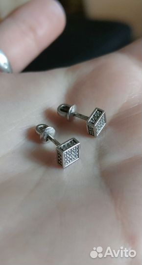 Серебряные серьги 925 пробы
