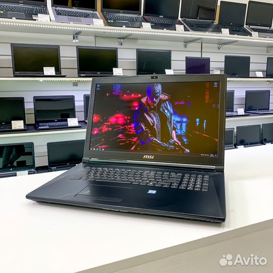 Игровой ноутбук MSI i7/GTX1050/SSD+HDD/17,3