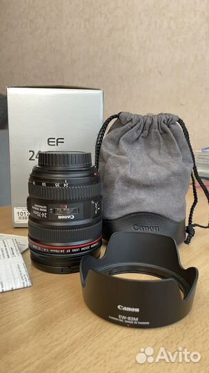 Объектив Canon EF 24-70 f/4 IS USM