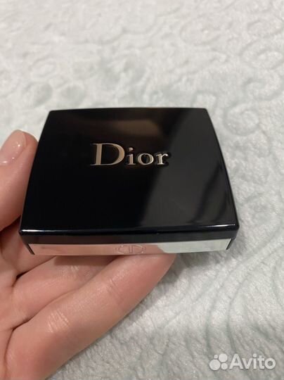 Тени для век оригинал Dior 633 coral look glitter