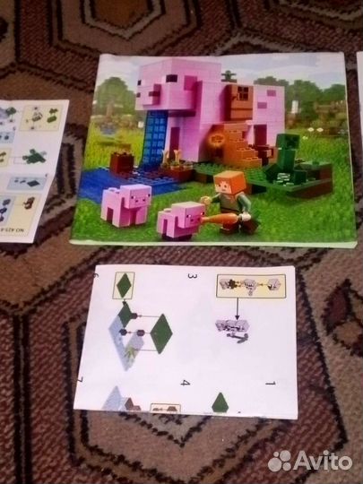 Наборы лего Майнкрафт аналог