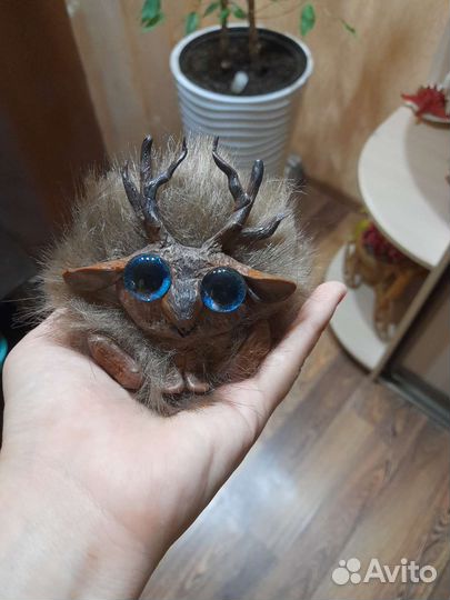 Игрушка в смешанной технике ручной работы